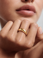 Oval Signet Ring - 18K Gold Plated