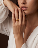 Möbius Infinity Wave Ring - Gold Plated