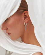 Corn Charm Hoop Earrings - 18k Gold Plated