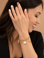 Ocean Shell Charm Bracelet – 18K Gold Plated