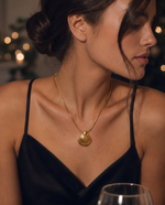 Seashell Charm Pendant Necklace, Gold Plated