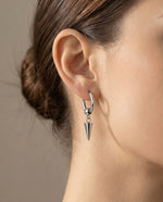 Corn Charm Hoop Earrings - 18k Gold Plated