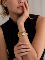 Ocean Shell Charm Bracelet – 18K Gold Plated