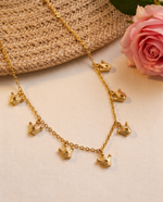 Shell Charm Necklace, Gold Plated, Beach-Inspired