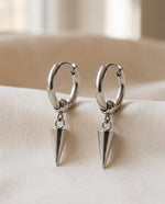 Corn Charm Hoop Earrings - 18k Gold Plated