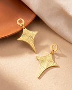 Evil Eye Asymmetric Stud Earrings – Gold Plated