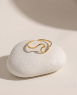 Simple Gold Love Heart Ring