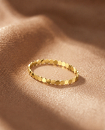 Gold Disc Hard Bracelet – 18k Gold Plated