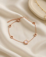 Daisy Stone 18k Gold Plated Bracelet